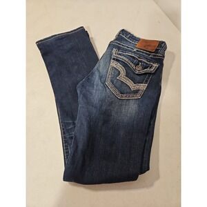 Big Star Jeans Casey K Slim Boot Womens 29 XL Low Rise Denim Flap Pockets (1869